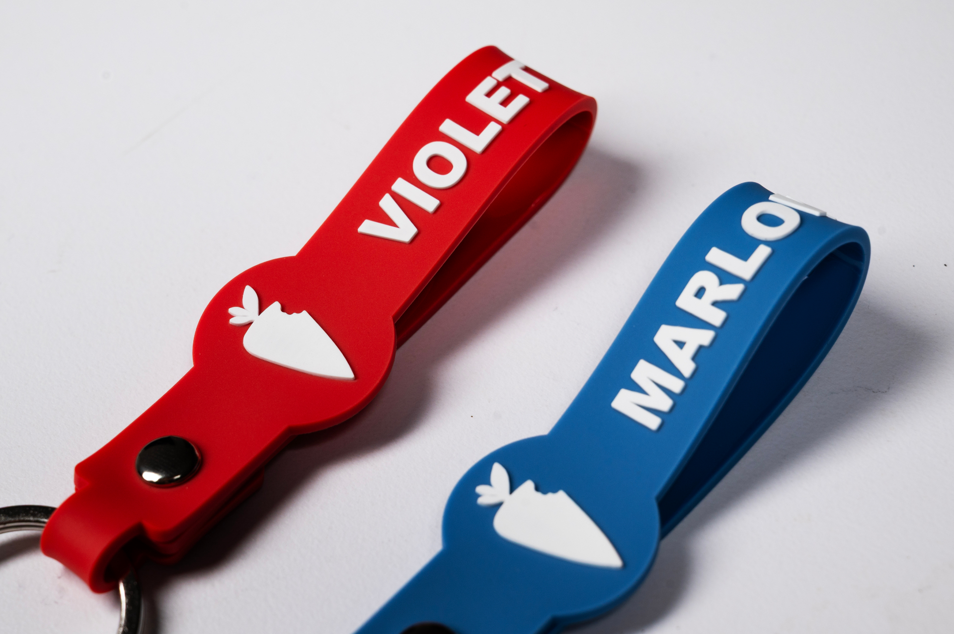 Violet and Marlowe Keychain Bundle keychain straps detail